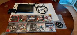 PS3 Super Slim 12 GB inklusive vielen Spielen