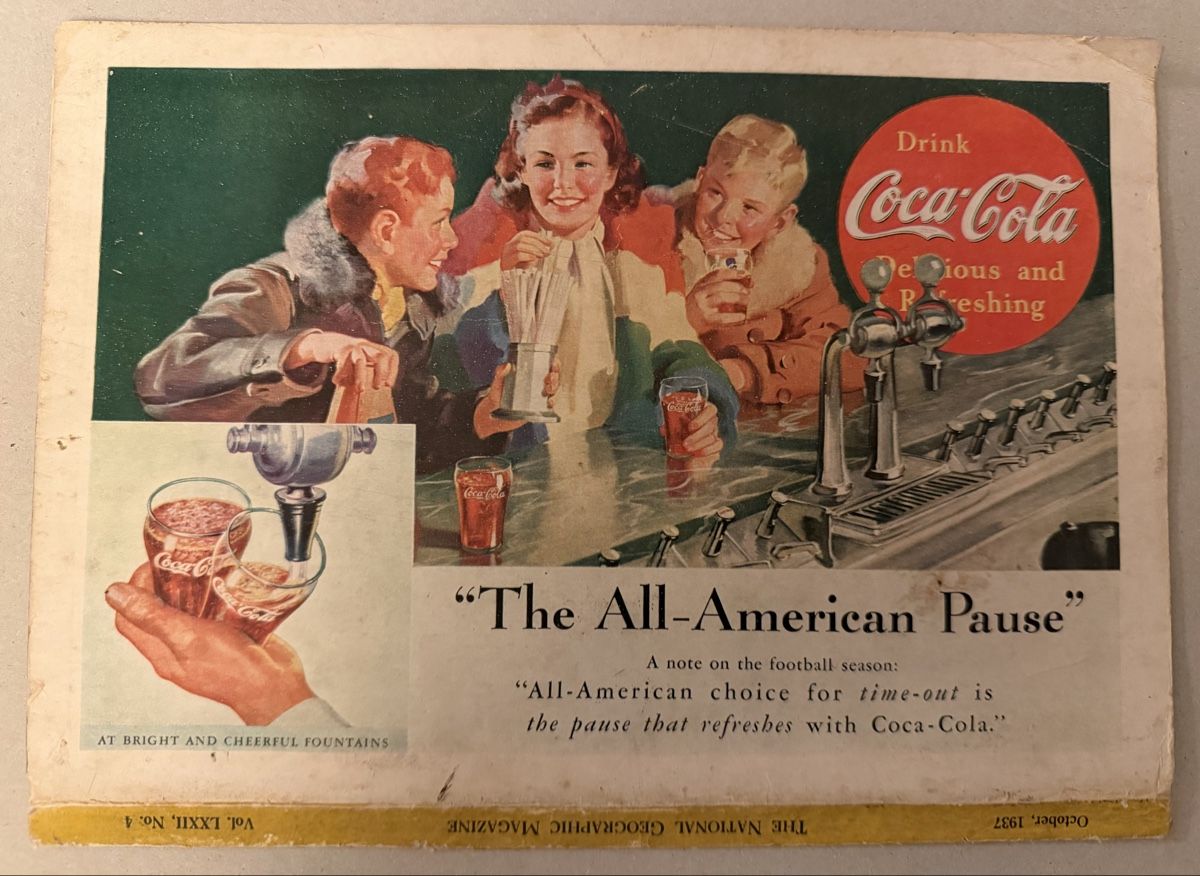 Foto & Immagini: Coca Cola Werbung bon 1937 – Usato da Sempach venduto da timesarechanging