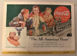 Coca Cola Werbung von 1937