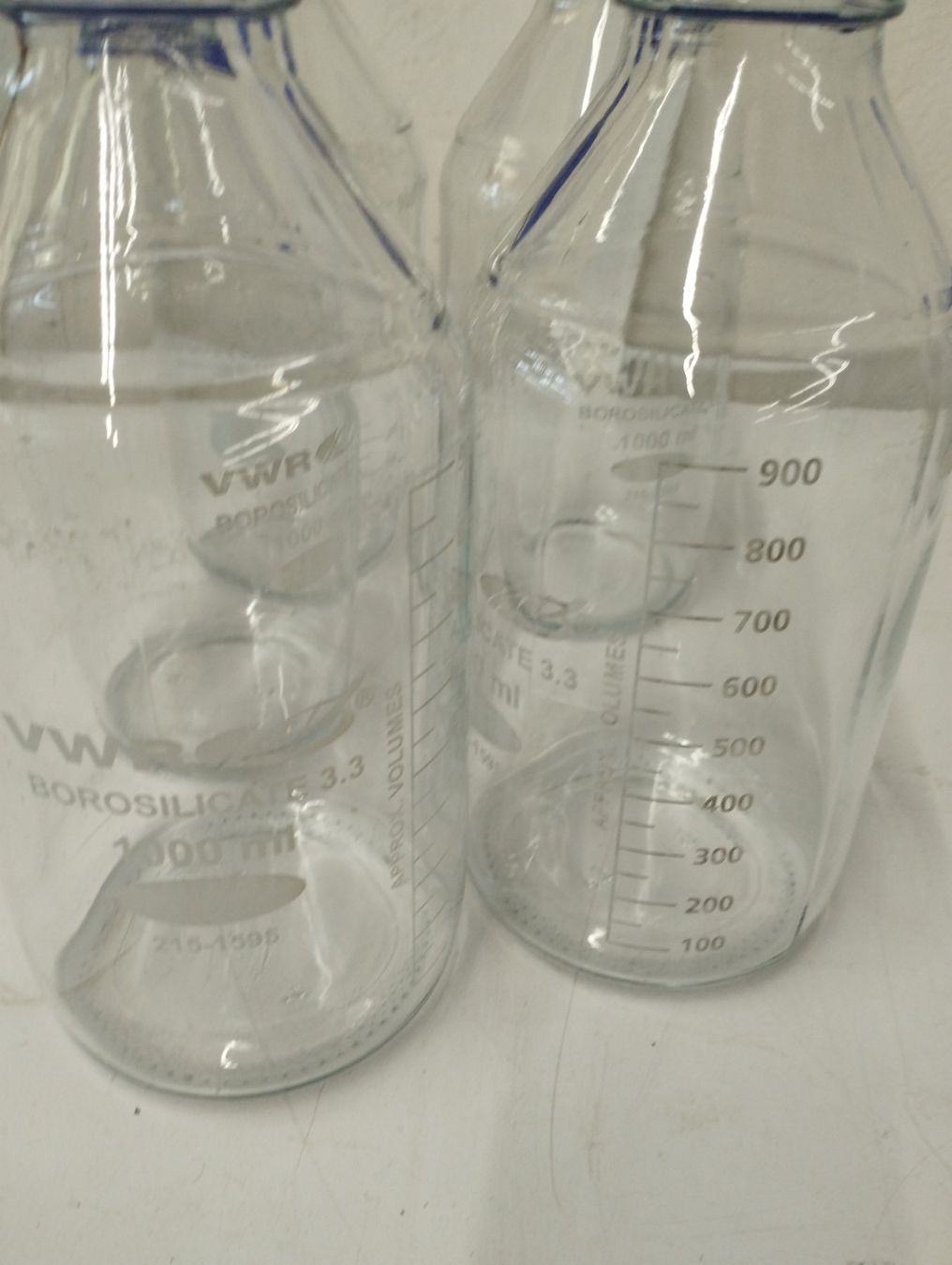Accessori da laboratorio: 1x5 Schottflaschen mit Drehverschluss 1000 ml – Usato da Schupfart venduto da philippb06 1