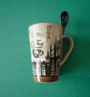 Kaffeetasse mit Kaffeelöffel