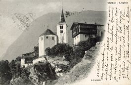 Stalden  VS     (mit Stabstempel: BRIGUE)     um 1906