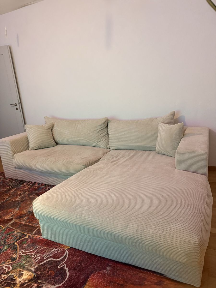 Conforama Divani: Ecksofa Beige Cordstoff – Usato da Wabern venduto da carpio97 1