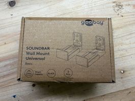 Goobay Soundbar Wandhalterung Universal Schwarz, neuwertig