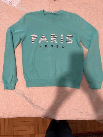 Kenzo Paris Turquoise Cotton Sweater