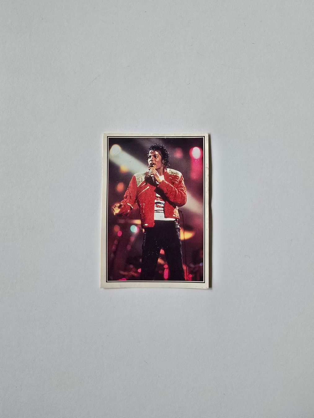 Panini Carte collezionabili: Panini 1985 #125 Michael Jackson Smash Hits Collection – Usato da Dättlikon venduto da Wundertuete_