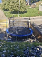 Gartentrampolin Hudora mit Schutznetz gebraucht