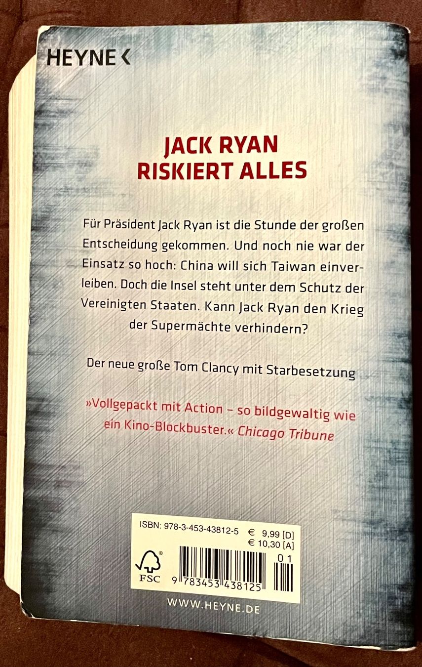 Libri: GEFAHRENZONE - TOM CLANCY - THRILLER - TASCHENBUCH – Usato da Buchs AG venduto da fischli610 1