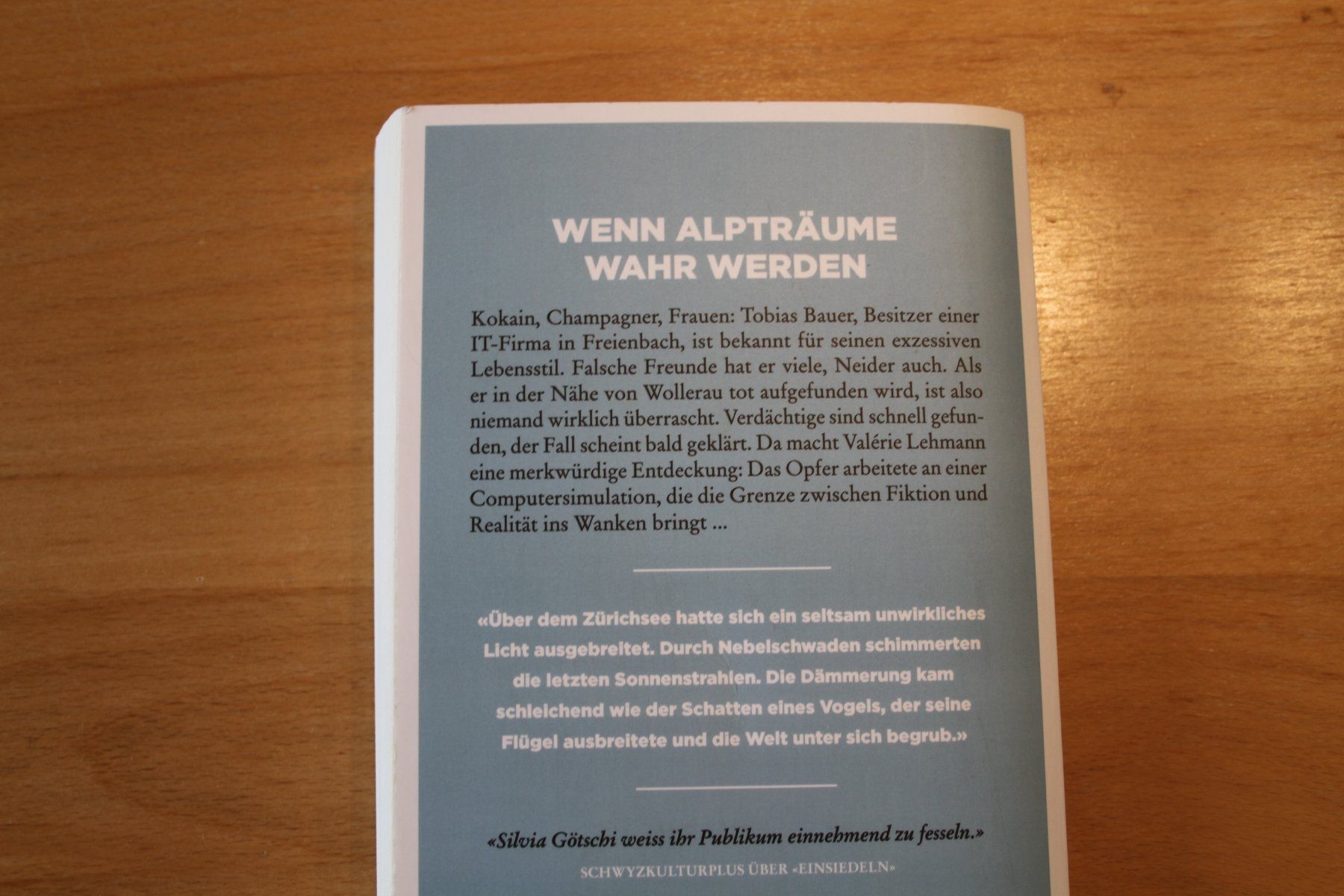 Bücher: Sivia Götschi Itlimoos Kriminalroman – Gebraucht aus Triesen von cor_62ts 1
