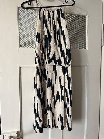 Kurzes Kleid Samsoe Samsoe, L, weiss gemustert