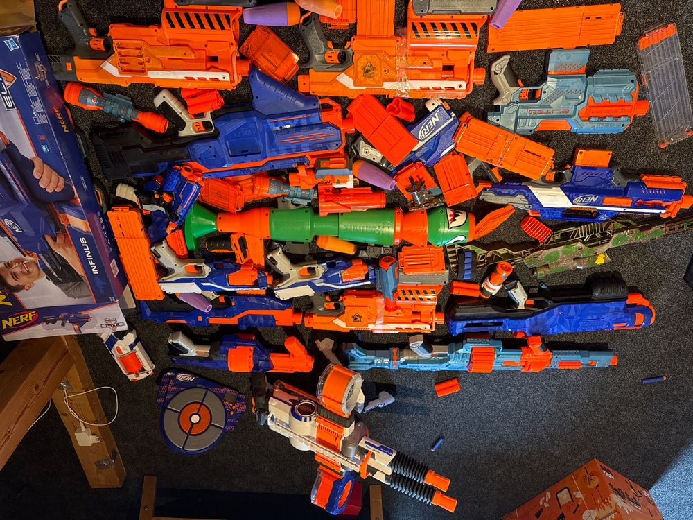 Nerf authentic Sammlung