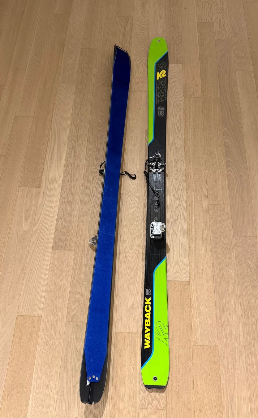 K2 Sci: K2 Wayback 88 2023,181cm avec fixe et peaux – Usato da Commugny venduto da jon_9fwb