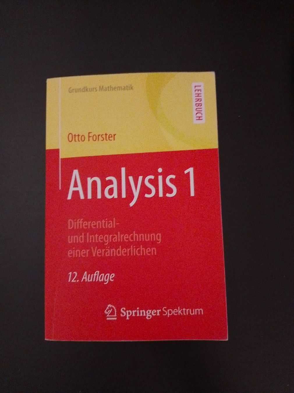 Bücher: Analysis 1 – Neu (gemäss Beschreibung) aus Aarau Rohr von Sa3445