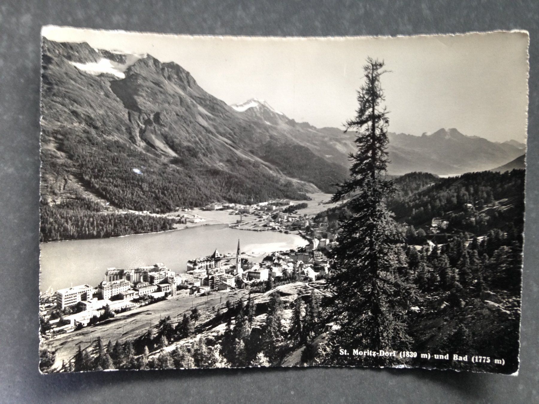 Ansichtskarten: St. Moritz Dorf und Bad – Gebraucht aus Termen von rowi13