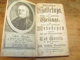 Bachofen Musicalisches Halleluja Bürkli 1803 Zürich
