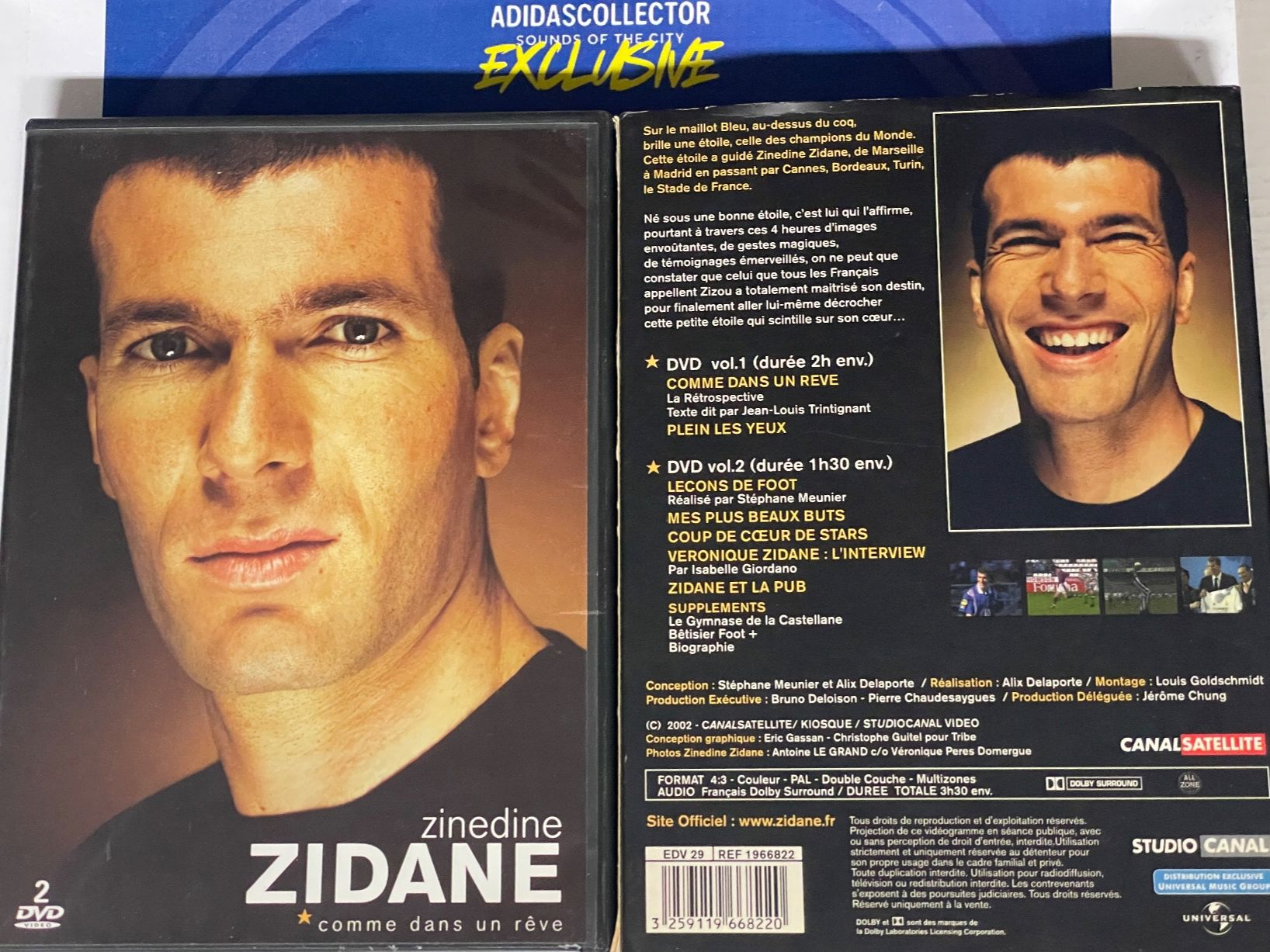 Tutti i DVDs: Zinedine Zidane – Usato da Muri b. Bern venduto da AdidasCollector