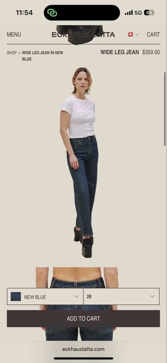 Jeans: ECKHAUS LATTA jeans – Nuovo e nell'imballaggio originale da Zürich venduto da Hanna-Hadorn 1