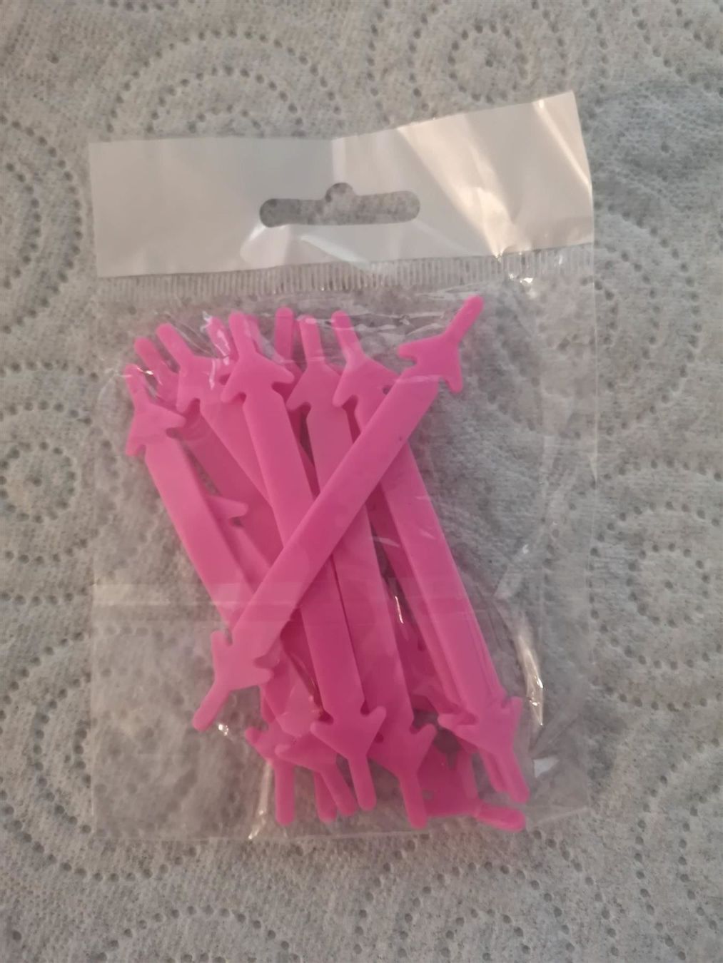 Nastri decorativi: Elastische Silikon Schnürsenkel pink – Nuovo e nell'imballaggio originale da Winterthur venduto da trend-produkte 1