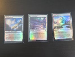 Kaldheim foil lands – NM