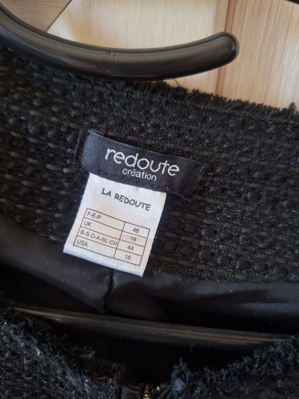 La Redoute Giacche: Veste élégante La Redoute, Taille 44, noir – Usato da Onex venduto da babs72 1
