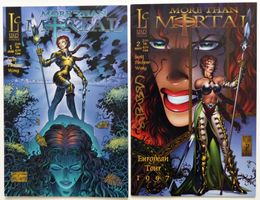 MORE THAN MORTAL #1 & #2 SIGNED BY STEVE FIRCHOW COA 1997