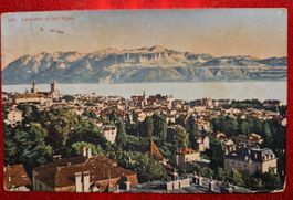 Lausanne et les Alpes 1914