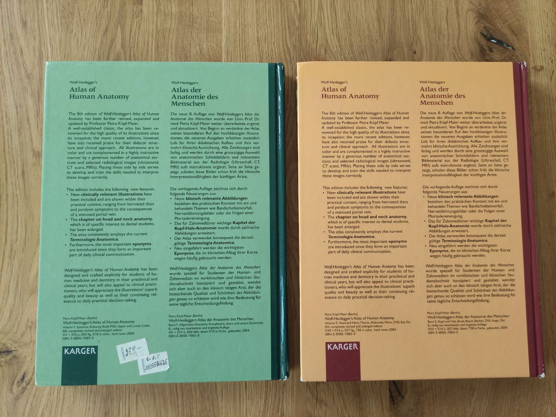 Bücher: Wolf-Heidegerrs Atlas der Anatomie des Menschen – Gebraucht aus Inden von DonatasO 1