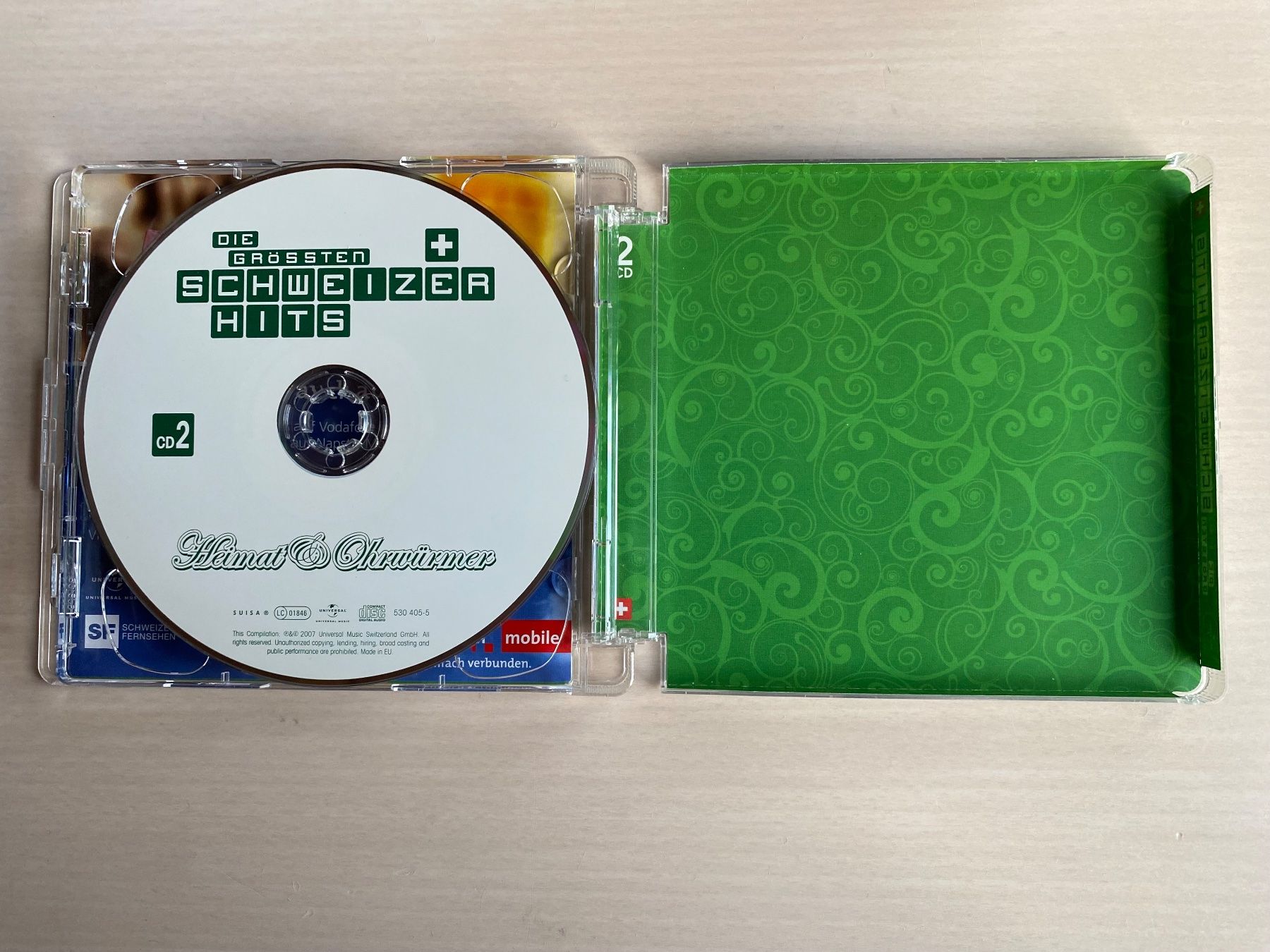 CD: Die Grössten Schweizer Hits 2CD - Heimat & Ohrwürmer – Usato da Oberried Brienz venduto da Chyara 3