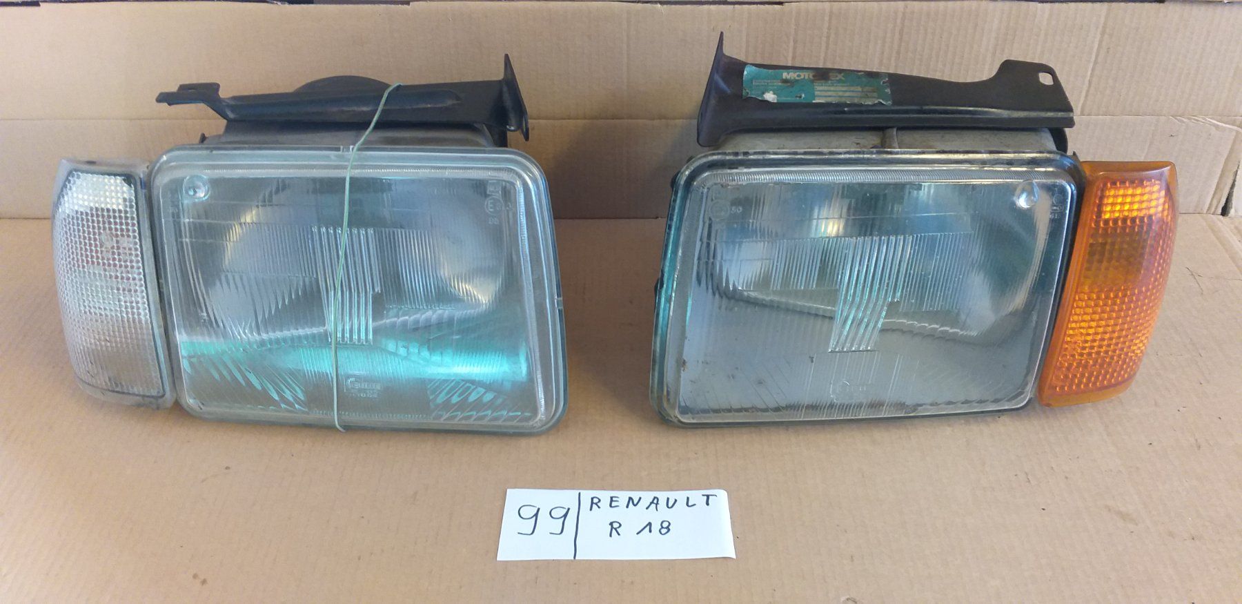 Fari: RENAULT  R18  OLDTIMER  PHARES  /  SCHEINWERFER – Usato da cortébert venduto da rlv