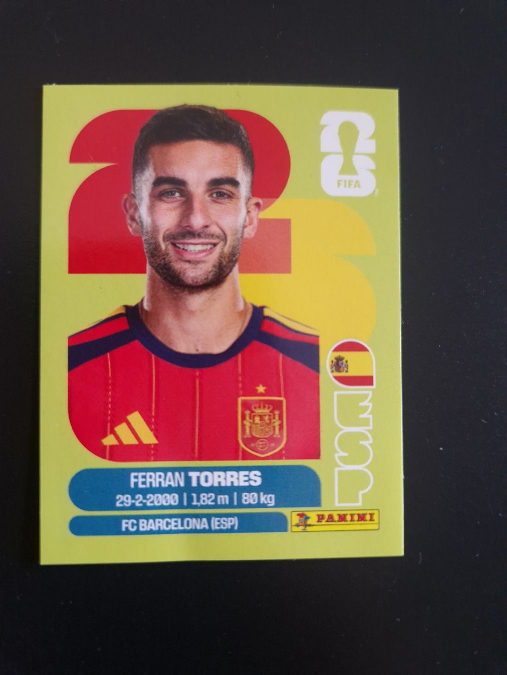 panini-ferran-torres-fifa-world-cup-2026-espagne-neuf-voir
