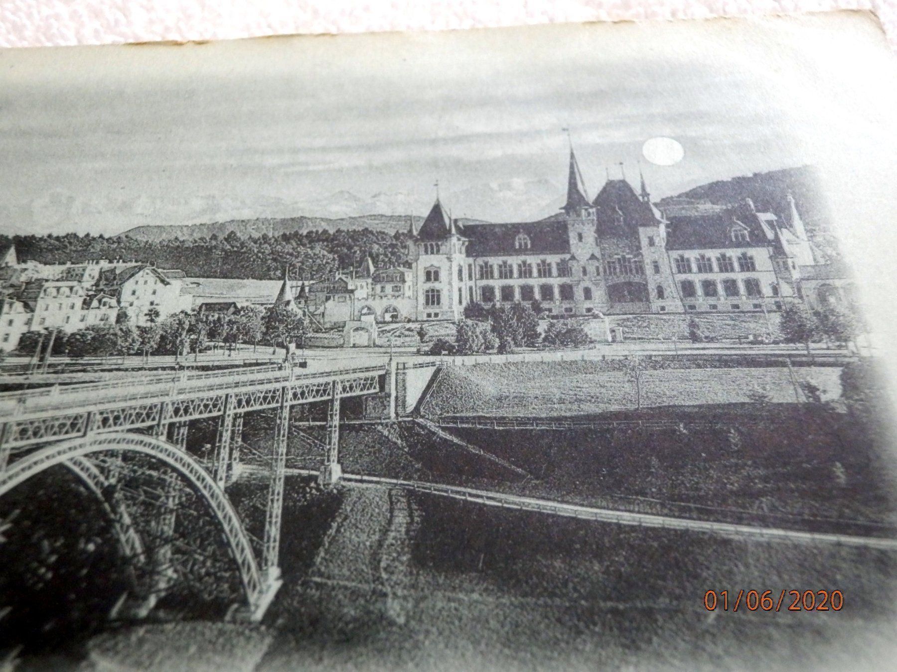 Ansichtskarten: Litho, Gruss aus Bern nach Luzern – Gebraucht aus Ueberstorf von dinbau 2