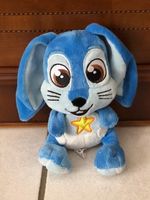 Herziger, blauer Plüsch-Hase von Migros