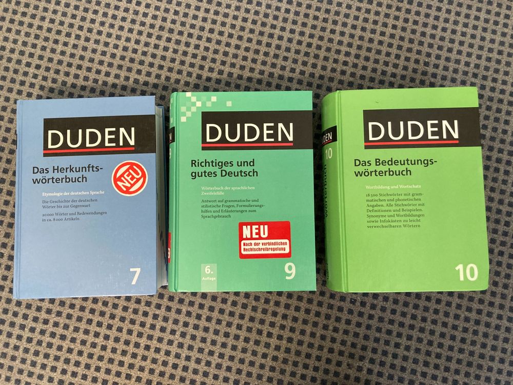 Duden Herkunftswörterbuch & Richtiges Deutsch & Bedeutungsw. | Kaufen ...