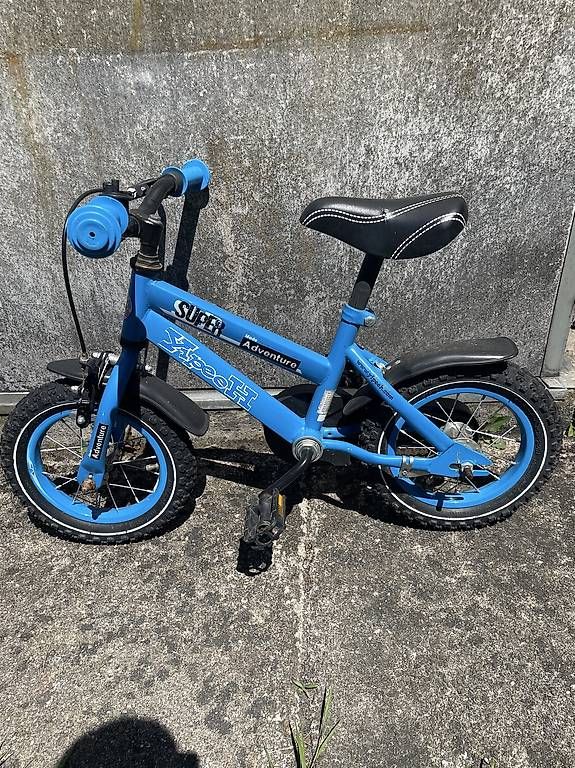 Biciclette: Kinderfahrrat  blau/ Kettenschutz – Usato da Lengnau AG venduto da Golf_2