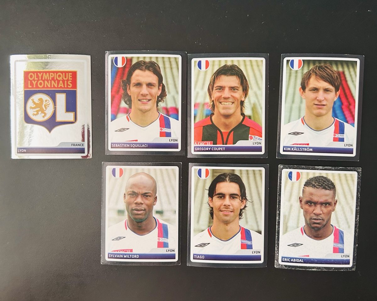 Panini Carte collezionabili: Olympique Lyon Stickers/ CL 2006/2007 – Usato da Luzern venduto da Pascualito