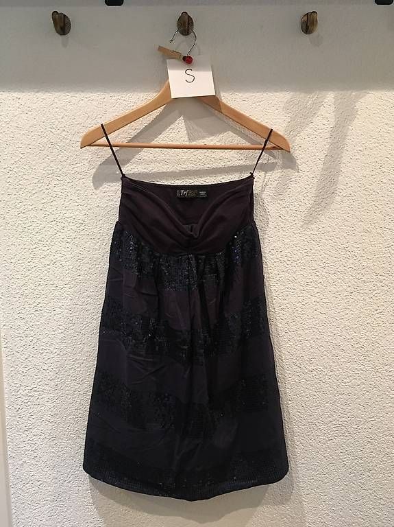 Vestiti: dunkelblaues Kleid mit Pailletten – Nuovo (secondo la descrizione) da Bern venduto da Duartelina