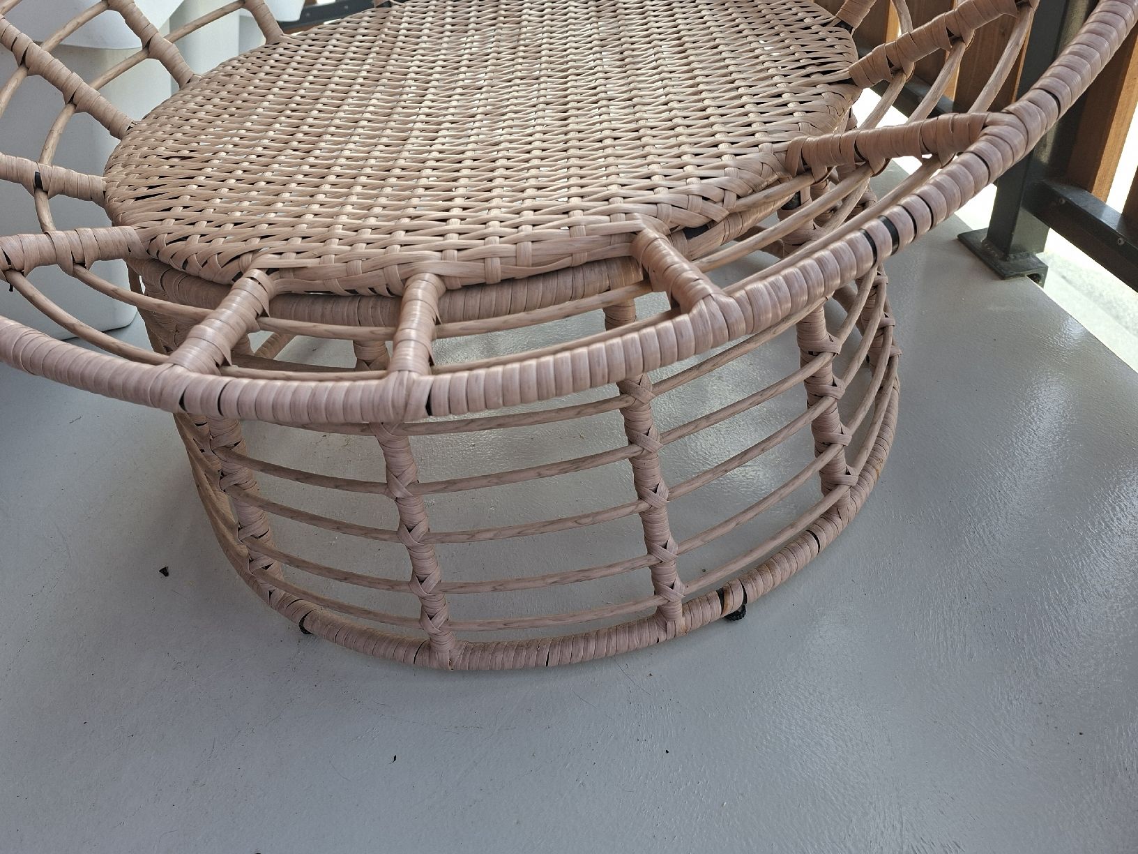 Sessel: Rattan Sessel mit Kissen – Gebraucht aus Sommeri von san_pwq8 1