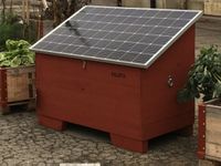 Werkzeugkiste mit Stromversorgung Solar-toolbox