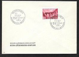 Sonderbrief SPI 1 Schw. PTT-Betriebe München 26.6.-3.10.1965