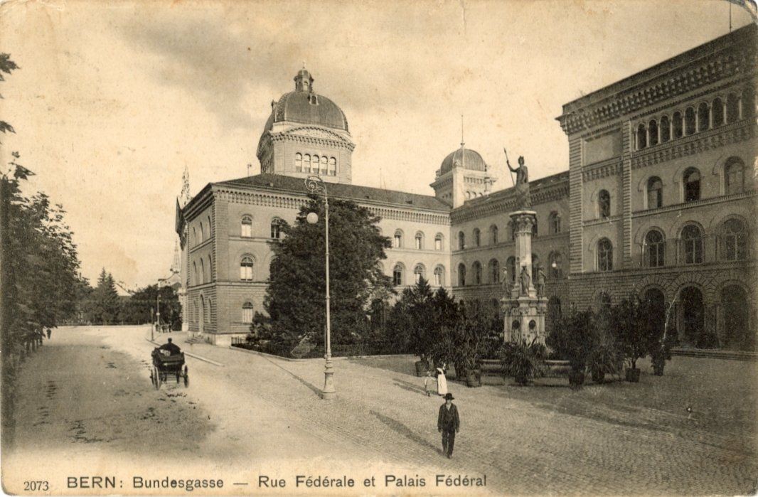 Ansichtskarten: Bern   BE  -   BUNDESGASSE       ca. 1900 – Gebraucht aus Brig von Valcards54