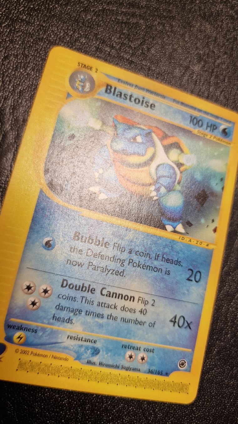Pokémon Carte collezionabili: Blastoise #36 – Pokémon Expedition – Usato da Veytaux venduto da PocketMonster 1