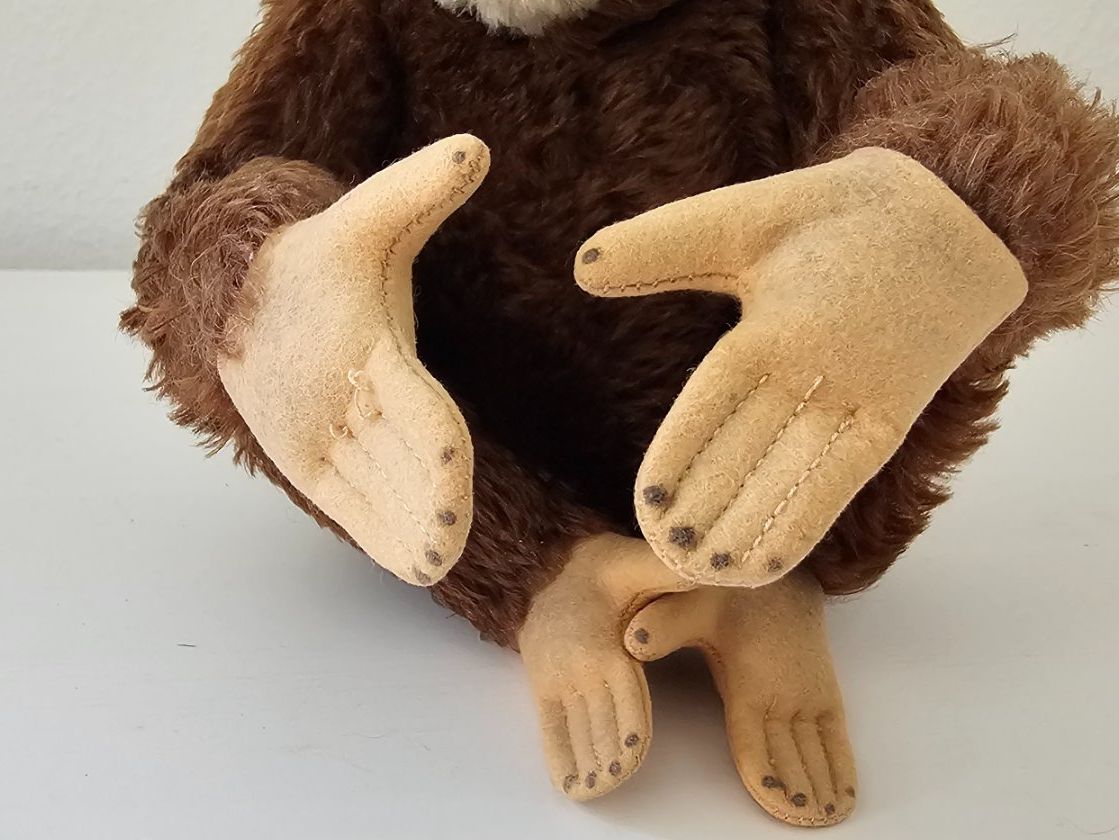 Steiff Giocattoli: Vintage Steiff Affe Jocko Mohair Original – Usato da Pfäffikon ZH venduto da eric0113 9