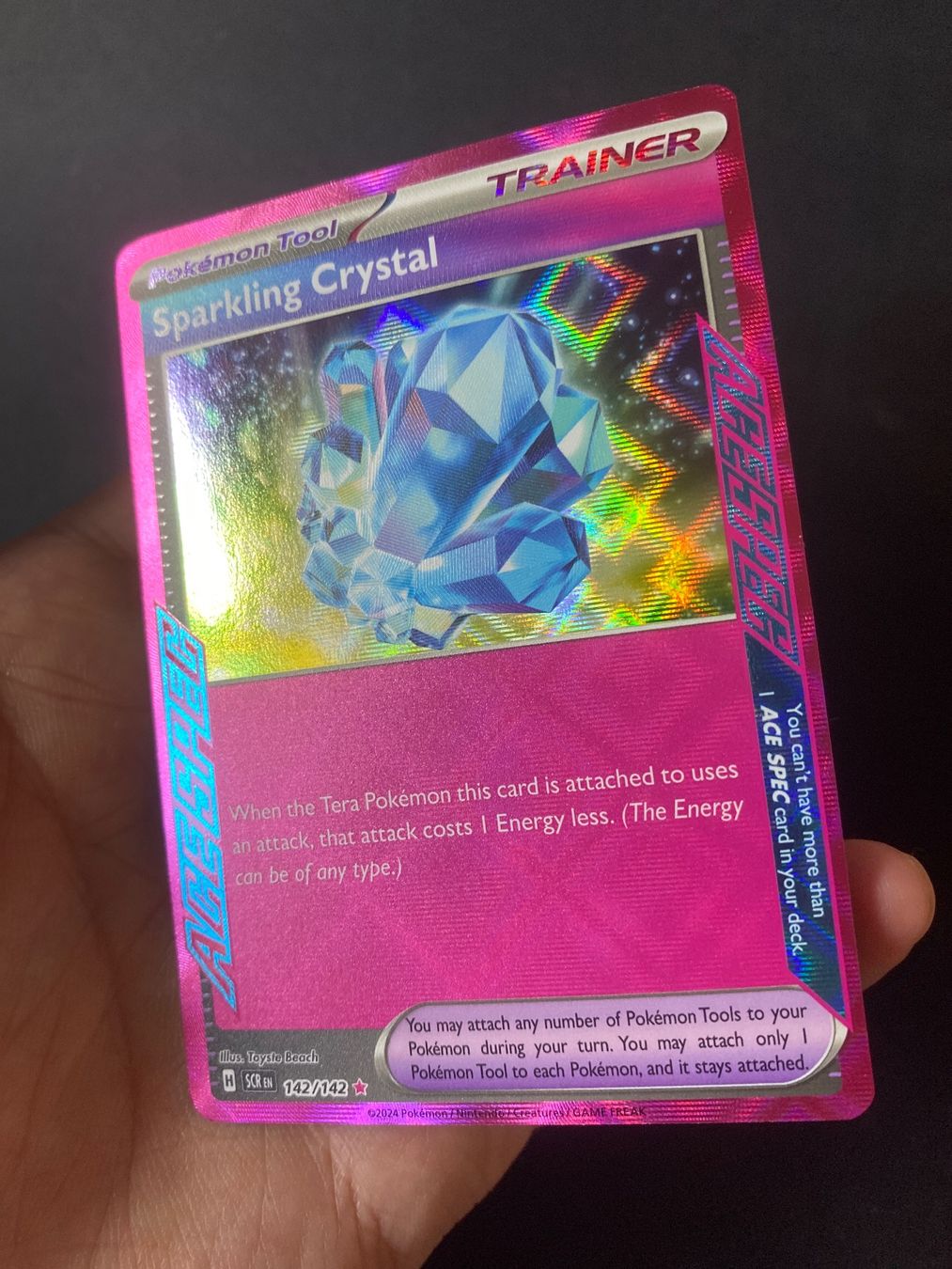 Pokémon Carte collezionabili: Sparkling Crystal 142 - ACE Rare - Stellar Crown EN – Nuovo (secondo la descrizione) da Hausen AG venduto da Shrade 1
