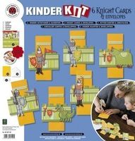 Kinder-Kit 12 Karten u. Umschläge Ritter (Geburtstagsparty)