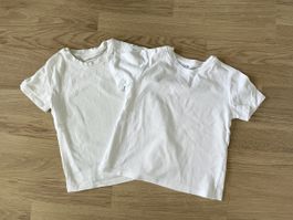 Set H&M T-Shirts | Weiss | Gr. 110/116 | Top Zustand