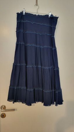 Long Skirt denim blue , "Bleu de Sym" 50chf , L