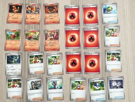 Pokémon Cards - Fire set - EN