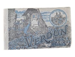 antikes Album Sammelpostkarten Verdun