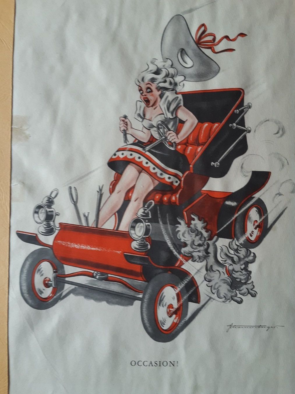 Grafica & Litografie: Nr. 13 original Litho Nebelspalter – Usato da Grindelwald venduto da carro5