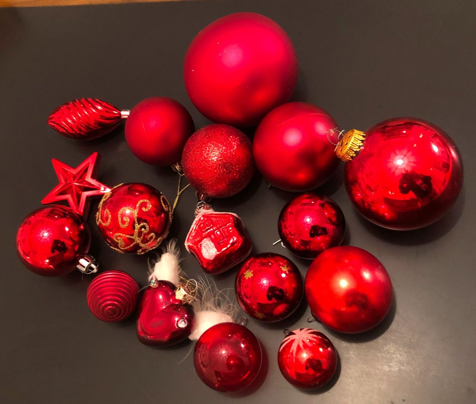 Toutes les décorations: Lot diverser, roter Christbaumschmuck – D'occasion à Gossau/ZH par amazonas66